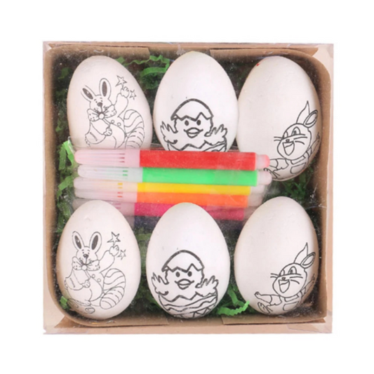 DIY Easter Egg Painting Kit with Paint Pens