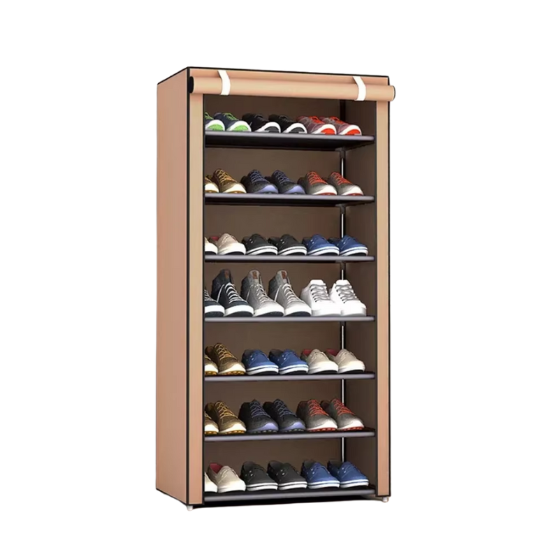7-Layer Shoe Rack Organizer Nonwoven Fabric Stand