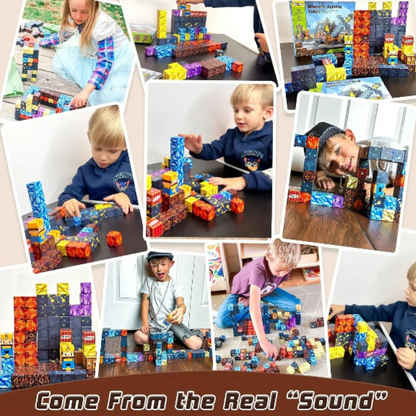 Magnetic Building Blocks Cube Toy for Kids