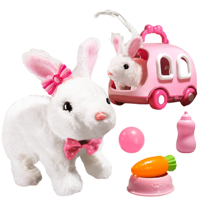 Plush Rabbit Electronic Pet Toy for Kids
