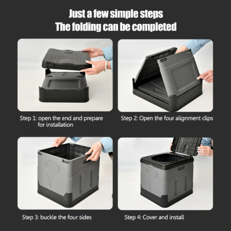 Portable Folding Car Toilet for Travel and Camping