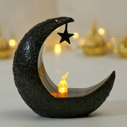 Middle Eastern Star & Moon Candle Holder